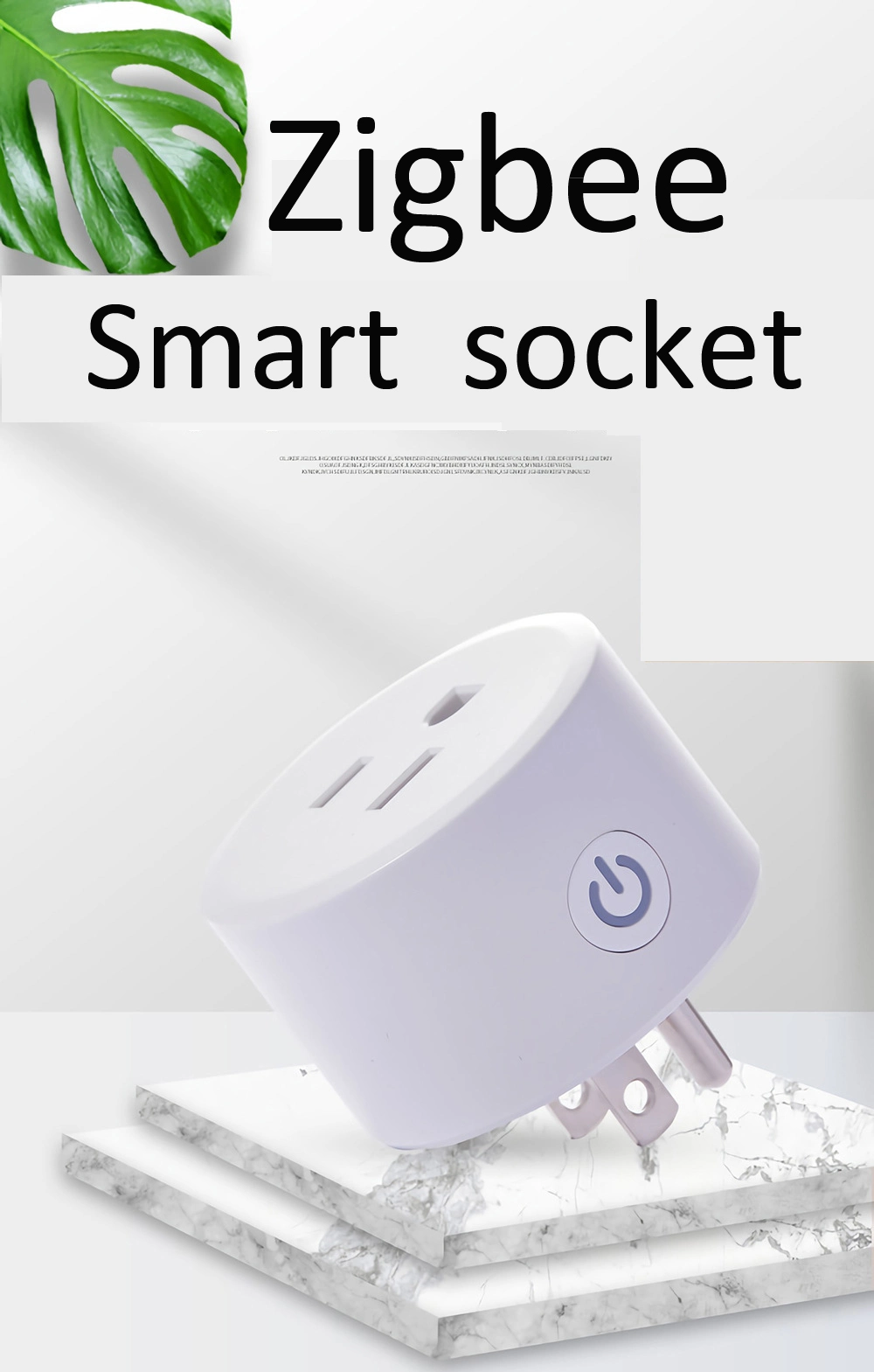 Zigbee Tuya WiFi Smart Plug Us Alexa Mini Smart Socket