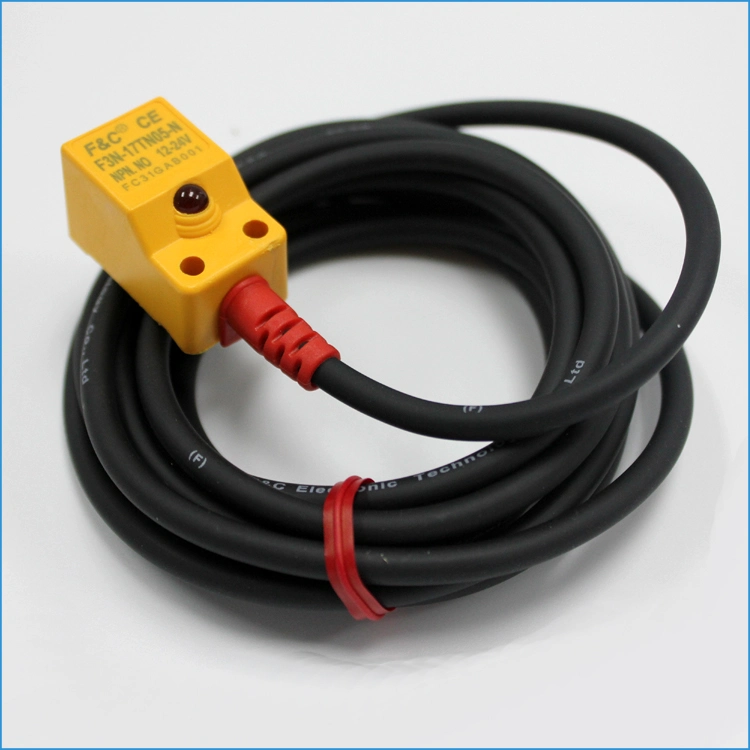Square Inductive Proximity Sensor Switch Front Sensing 5mm Inductive Proximity Switch with CE