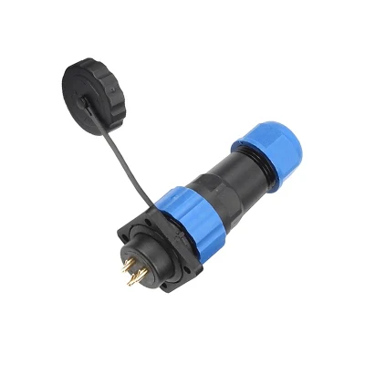 Sp20 IP68 with Square Type 4 Hole Flange Aviation Waterproof Connector Plug and Socket